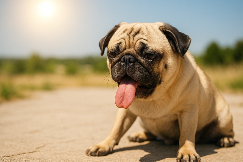 chien canicule insolation